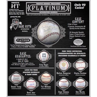 2015 TriStar Platinum Baseball Hobby 12-Box Case