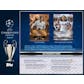 2016/17 Topps UEFA Champions League Showcase Soccer Hobby Box