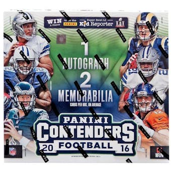 2016 Panini Contenders Football 24-Pack Box