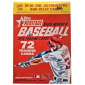 2016 Topps Heritage High Number Baseball 8-Pack Blaster Box
