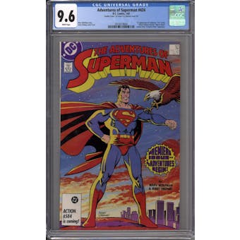 Adventures of Superman #424 Double Cover CGC 9.6 (W) *2016519004*