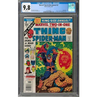Marvel Two-In-One Annual #2 CGC 9.8 (W) *2016540005*