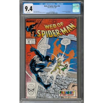 Web of Spider-Man #36 CGC 9.4 (W) *2016540008*