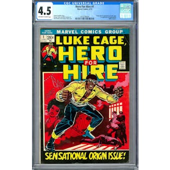 Hero For Hire #1 CGC 4.5 (OW-W) *2016706004*