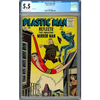 Plastic Man #63 CGC 5.5 (OW-W) *2016892007*