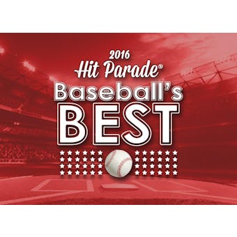 2016 Hit Parade Baseball's Best 10 Box Case - 110 HITS PER CASE!!!