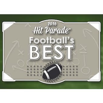 2016 Hit Parade Football's Best Box - 11 Hits per box!!
