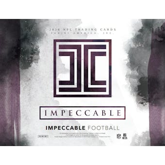 2016 Panini Impeccable Football 3-Box Hobby Case- DACW Live 15 Spot Draft Break #2