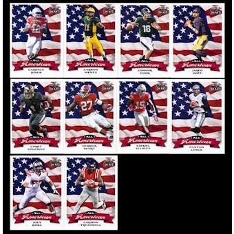 2016 Leaf Draft All-American Football Base Set (10 Cards) (Only 100 Sets Produced!)