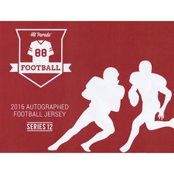 2016 Hit Parade Autographed Football Jersey Hobby Box - Series 12   Aaron Rodgers, Brett Favre, & Bart