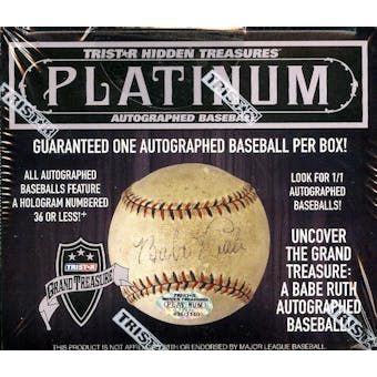 2016 TriStar Platinum Baseball Hobby Box