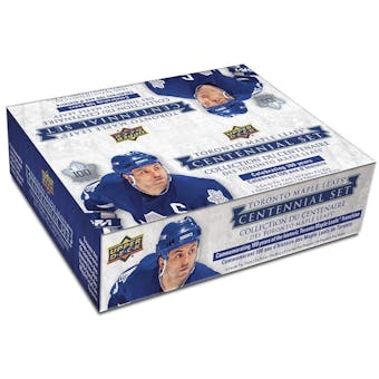 2017/18 Upper Deck Toronto Maple Leafs Centennial Hockey 24-Pack Retail Box