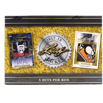 2017/18 Leaf Hockey Hobby Box