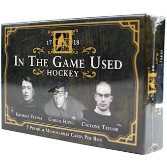 2017/18 Leaf In The Game Used Hockey Hobby Box