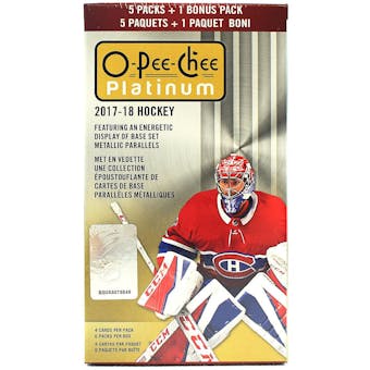 2017/18 Upper Deck O-Pee-Chee Platinum Hockey Blaster Box