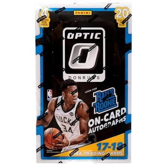 2017/18 Panini Donruss Optic Basketball 20-Pack Retail Box