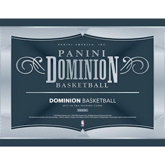 2017/18 Panini Dominion Basketball Hobby 6-Box Case- DACW Live 6 Spot Random Division Break #2