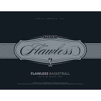 2017/18 Panini Flawless Basketball 2-Box Case- DACW Live 30 Spot Pick Your Team Break #1