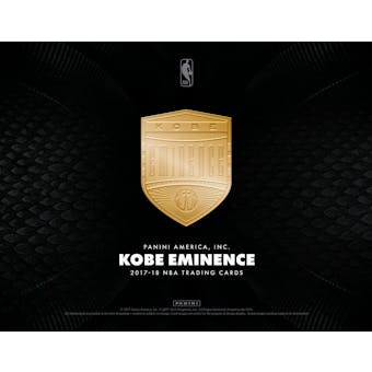 2017/18 Panini Kobe Eminence Basketball Hobby Case
