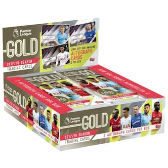 2017/18 Topps Premier League Gold Soccer Hobby Box