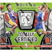 2017/18 Panini Totally Certified Basketball Hobby Box