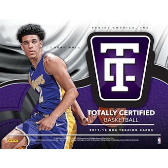 2017/18 Panini Totally Certified Basketball Hobby Pack