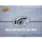 2017/18 Upper Deck Ice Hockey Hobby Box