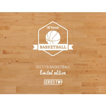 2017/18 Hit Parade Basketball Limited Edition - Series 2 - Hobby Box /100 Jordan - LeBron - Curry - Mitchell