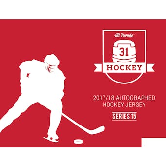 2017/18 Hit Parade Autographed Hockey Jersey Hobby Box - Series 15 - Sidney Crosby & Jaromir Jagr