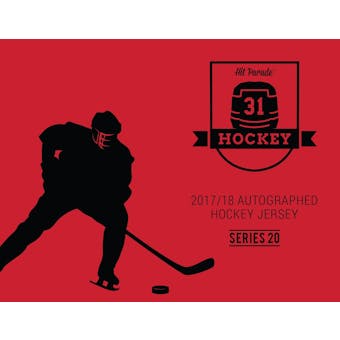 2017/18 Hit Parade Autographed Hockey Jersey Hobby Box - Series 20 - Peter Forsberg & Mats Sundin!!!