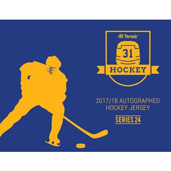 2017/18 Hit Parade Autographed Hockey Jersey Hobby Box - Series 24 - Connor McDavid & Leon Draisaitl!!!!