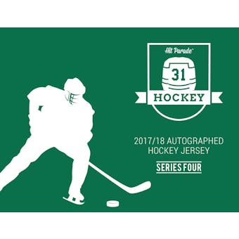 2017/18 Hit Parade Autographed Hockey Jersey Hobby Box - Series 4 - Wayne Gretzky & Connor McDavid!!
