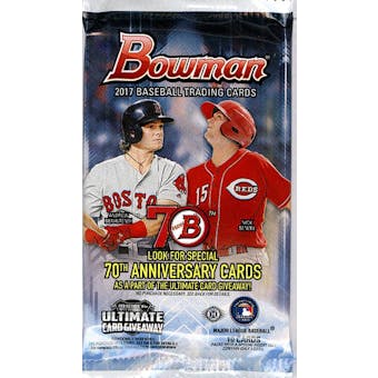 2017 Bowman Baseball Hobby Pack