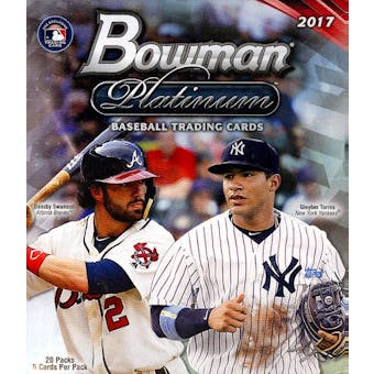 2017 Bowman Platinum Baseball 20-Pack Box