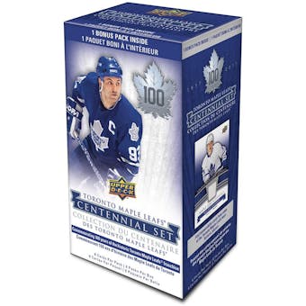 2017 Upper Deck Toronto Maple Leafs Centennial Hockey 8-Pack Box