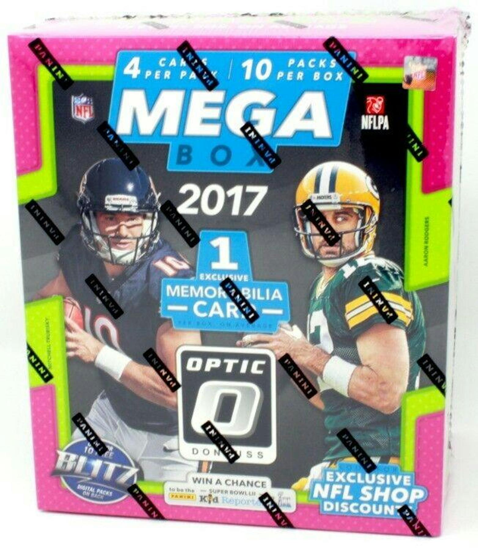 Box Of Footy Cards 2017 Panini Donruss Optic Football Mega Box | DA Card World