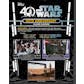 Star Wars 40th Anniversary Hobby 8-Box Case (Topps 2017)