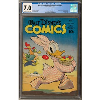 Walt Disney's Comics and Stories #32 CGC 7.0 (C-OW) *2017135015*