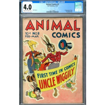 Animal Comics #2 CGC 4.0 (C-OW) *2017138001*
