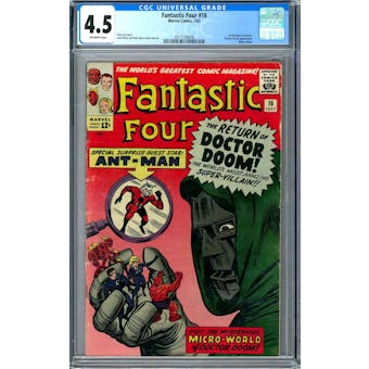 Fantastic Four #16 CGC 4.5 (OW) *2017138004*