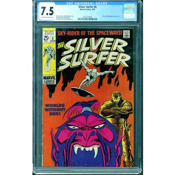 Silver Surfer #6 CGC 7.5 (OW-W) *2017519004*