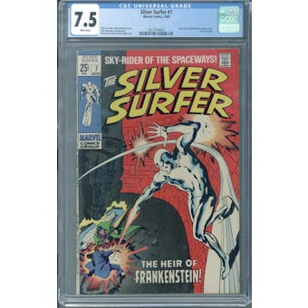 Silver Surfer #7 CGC 7.5 (W) *2017519005*
