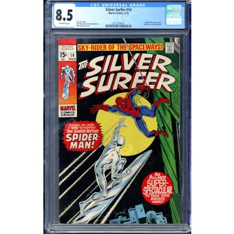Silver Surfer #14 CGC 8.5 (OW) *2017520016*
