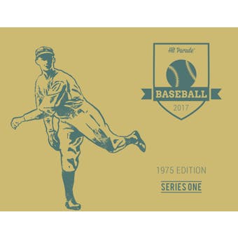 2017 Hit Parade Baseball 1975 Edition - Series 1 - 10 Box Hobby Case