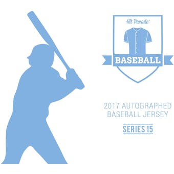 2017 Hit Parade Autographed Baseball Jersey Hobby Box - Series 15 - Derek Jeter & Alex Rodriguez Dual Signed!!