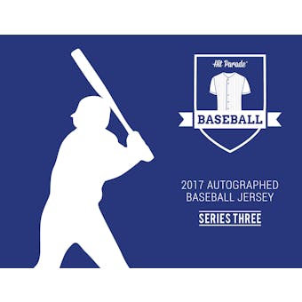 2017 Hit Parade Autographed Baseball Jersey Hobby Box - Series 3 -  Correa, Lindor, Bogaerts, & Story!!