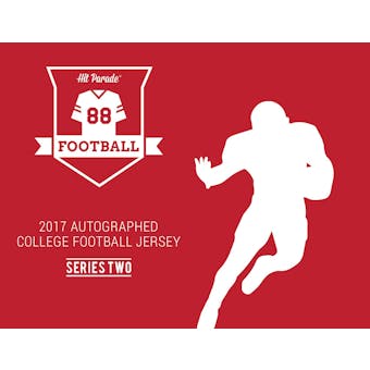 2017 Hit Parade Autographed College Football Jersey Hobby Box - Series #2 - Barry Sanders & Le'Veon Bel