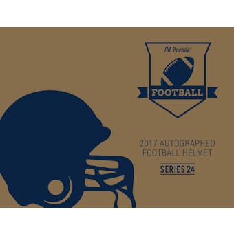 2017 Hit Parade Autographed Full Size Football Helmet Hobby Box - Series 24 - Manning/Harrison/Wayne (Presell)