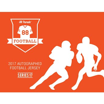 2017 Hit Parade Autographed Football Jersey Hobby Box - Series - 17 - WALTER PAYTON!!!!