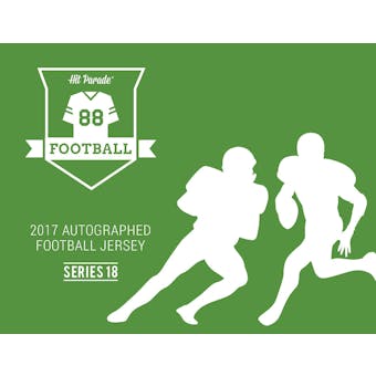 2017 Hit Parade Autographed Football Jersey Hobby Box - Series - 18 - Aaron Rodgers and Russell Wilson!